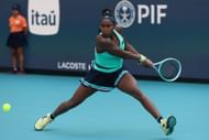 Coco Gauff in action at the Miami Open (Image Source: Getty)